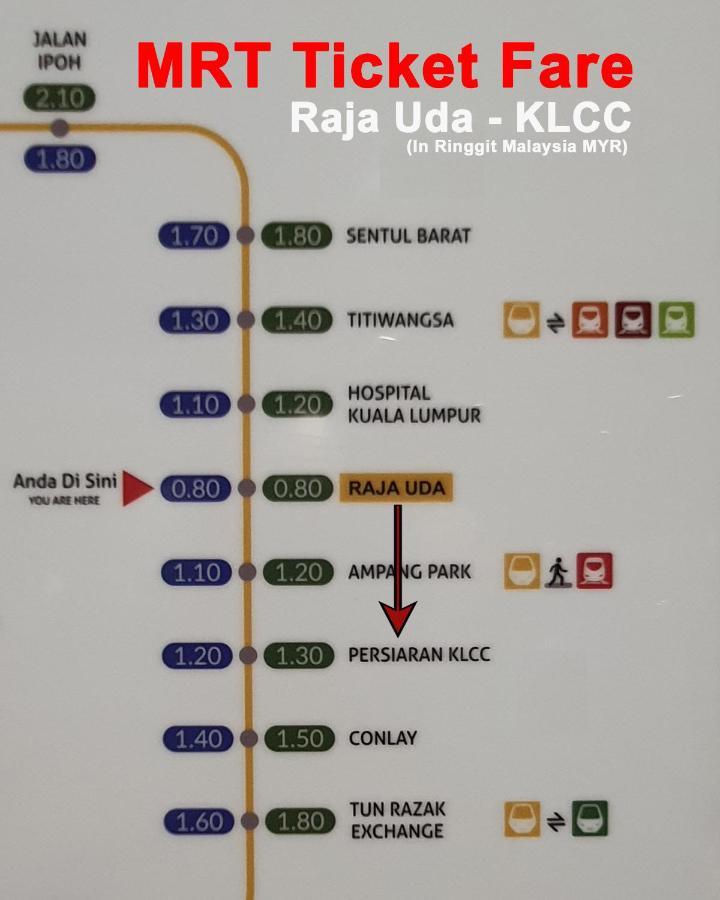 Homestay Jalan Tun Razak Walking Distance Ijn, Hkl, Mrt Station, Kpj, Perkeso, Bernama, Tabung Darah, Istana Budaya Kuala Lumpur Eksteriør bilde